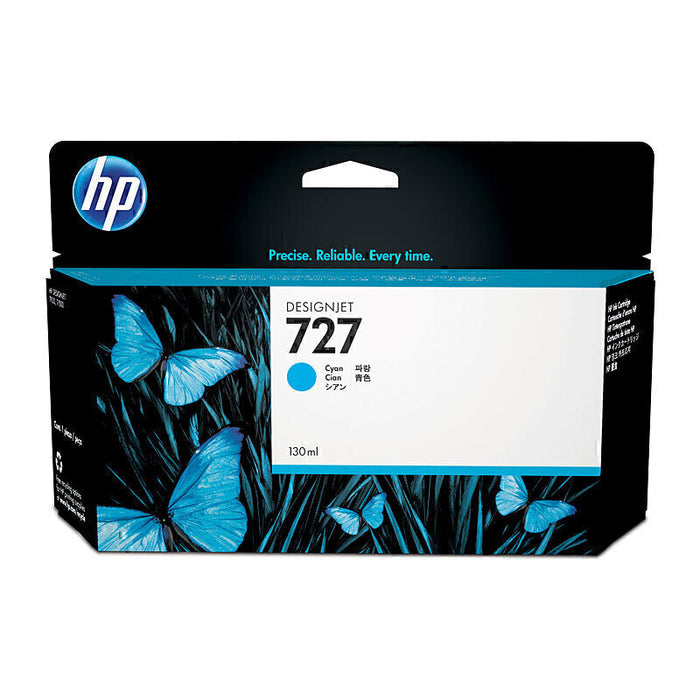 HP #727 130ml Cyan Ink B3P19A