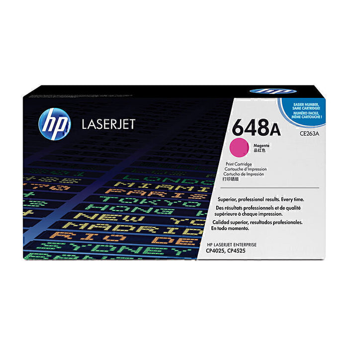 HP #648A Magenta Toner CE263A