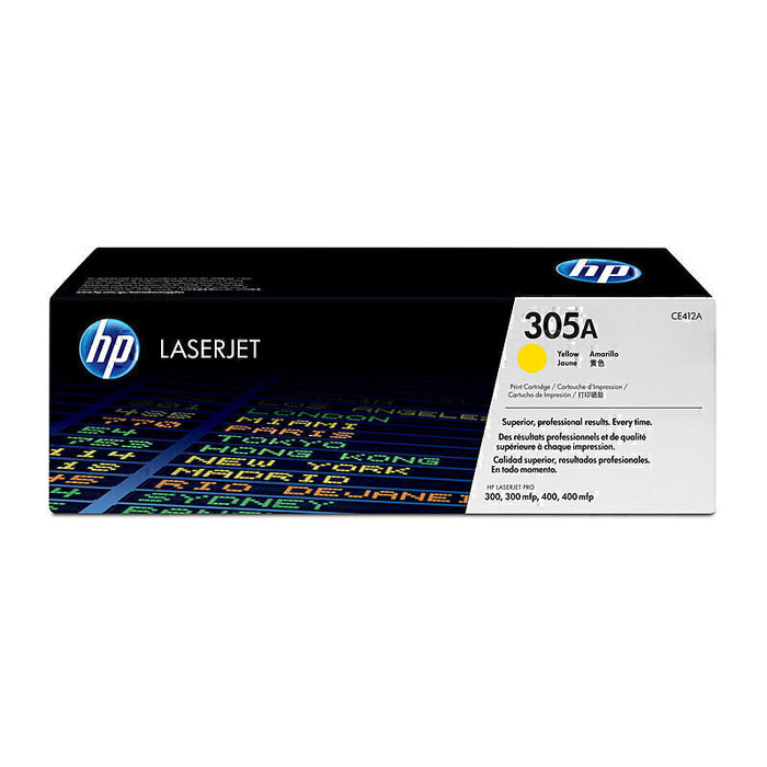 HP #305A Yellow Toner CE412A