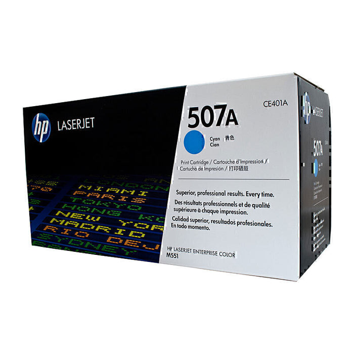 HP #507A Cyan Toner CE401A