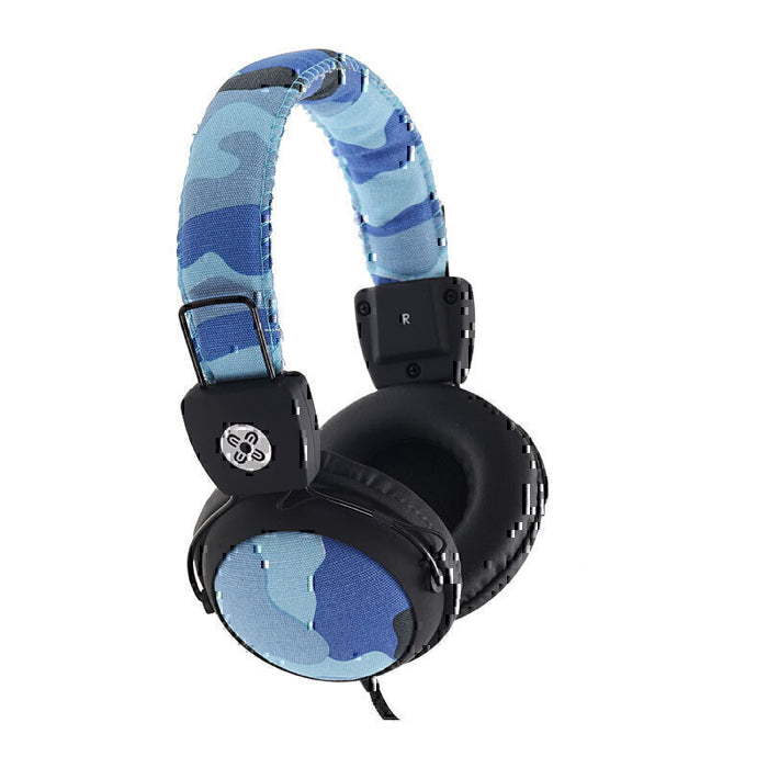 Moki Camo Headphones Blue