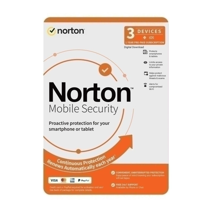 Norton Mobile Secuity 1U3D 1Yr