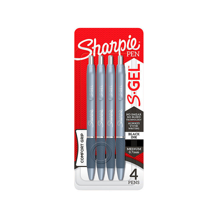 Sharpie GelBlue/Blk Pk4 Bx6