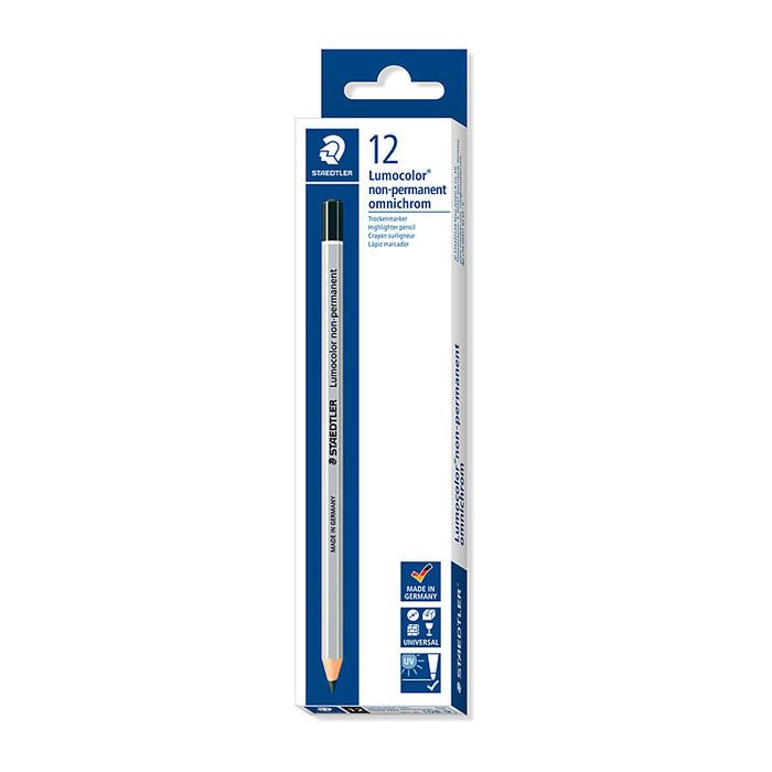 Staedtler Nonperm Mrk Blk Bx12