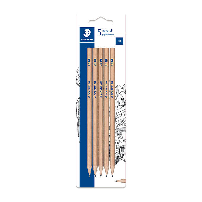 Staedtler Nat Penc 2B Pk5 Bx12