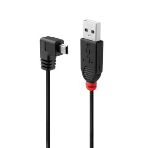 Lindy 1m USBA-MiniB 90′ Cable