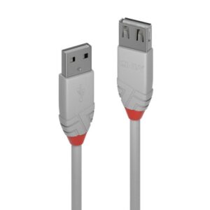 Lindy 1m USB2 A Ext Cable AL